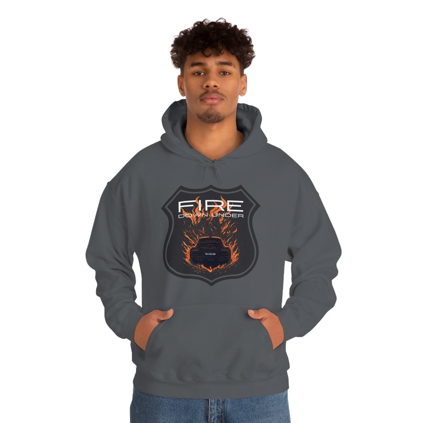 FIRE Unisex Heavy Blend™ Hooded Sweatshirt