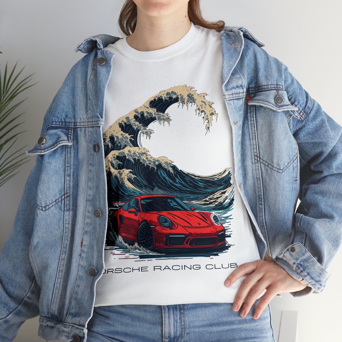 HOKUSAI WAVE Unisex Heavy Cotton Tee