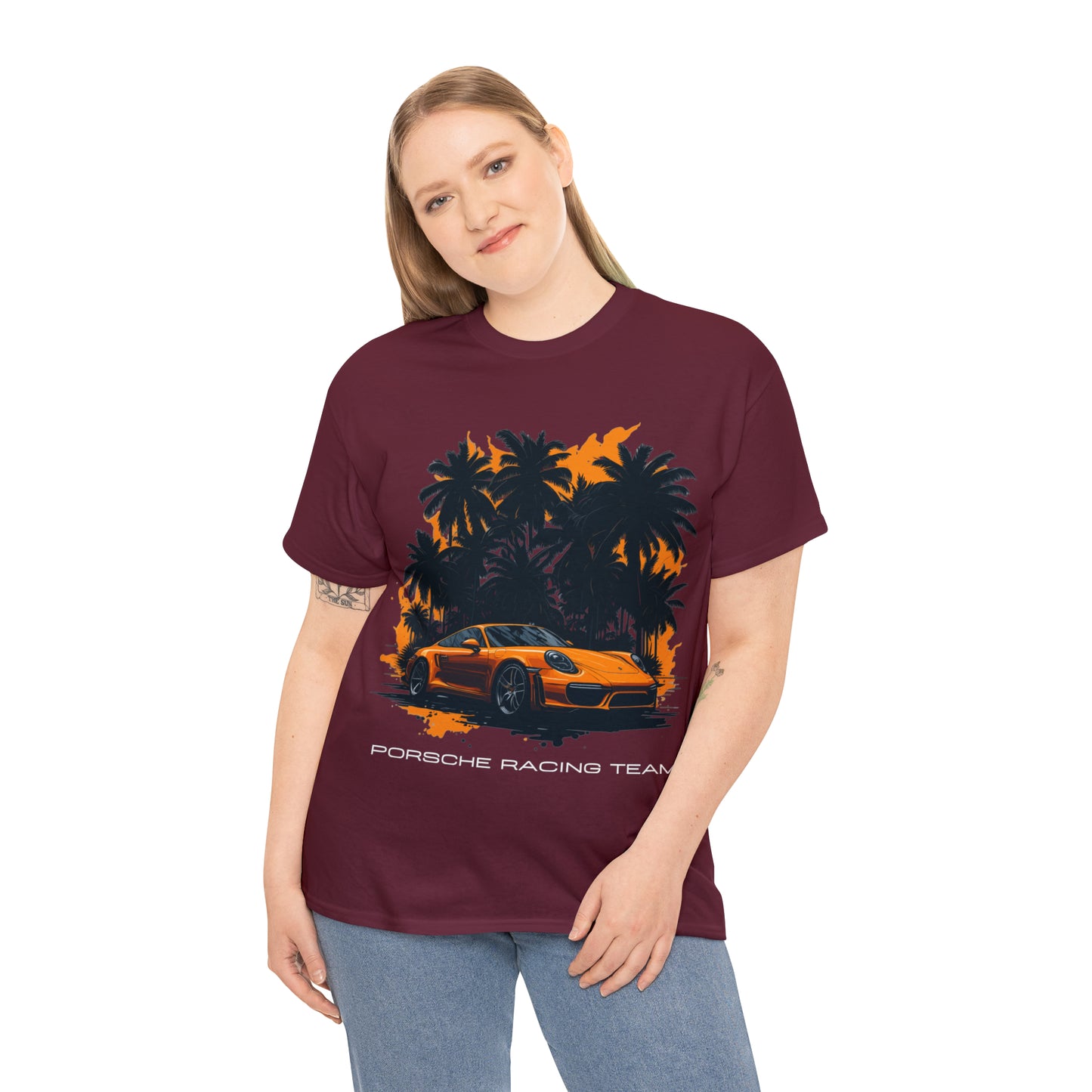 ORANGE PALMS Unisex Heavy Cotton Tee