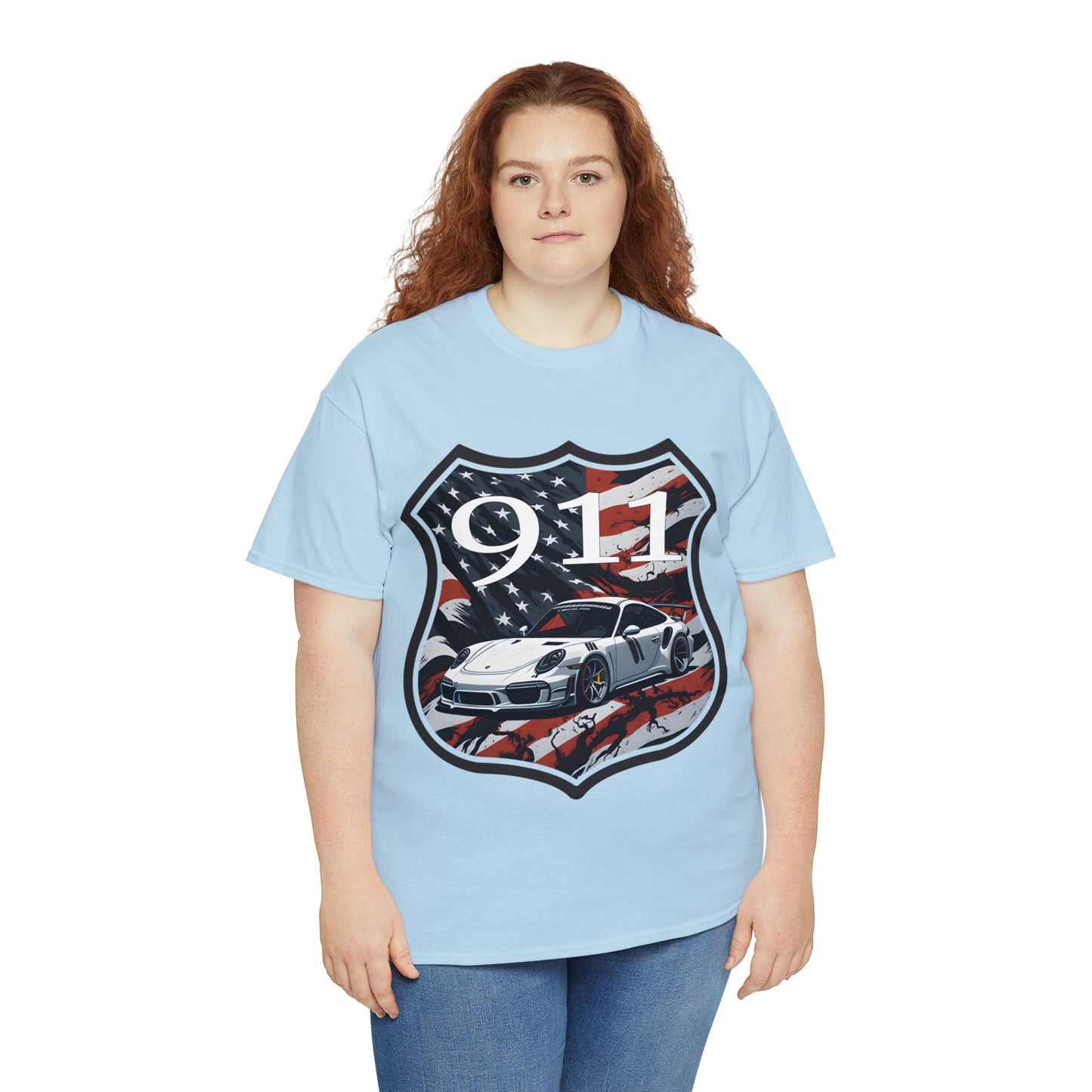 US FLAG Unisex Heavy Cotton Tee