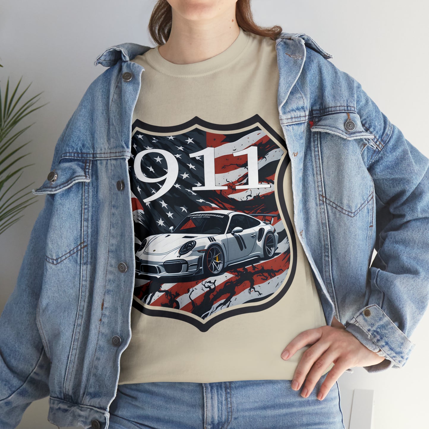 US FLAG Unisex Heavy Cotton Tee