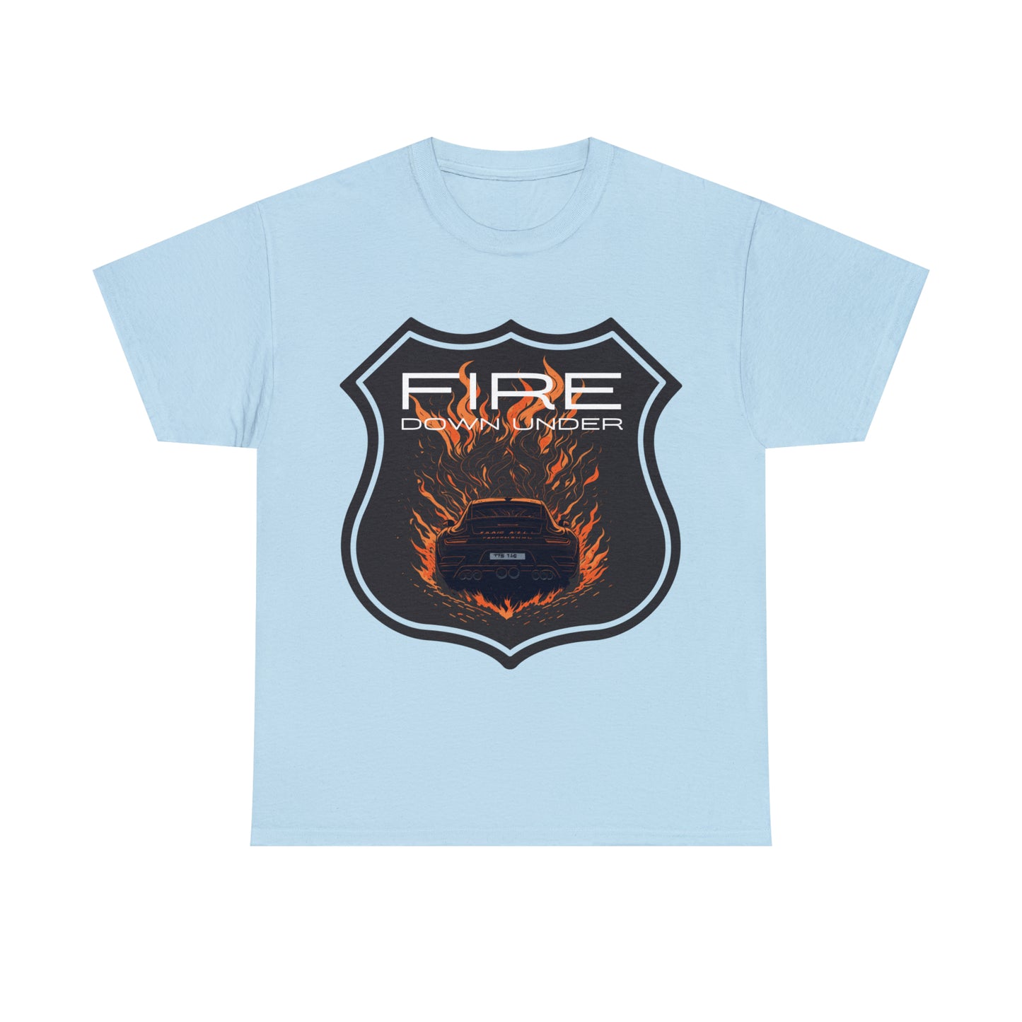 FIRE DOWN UNDER Unisex Heavy Cotton Tee