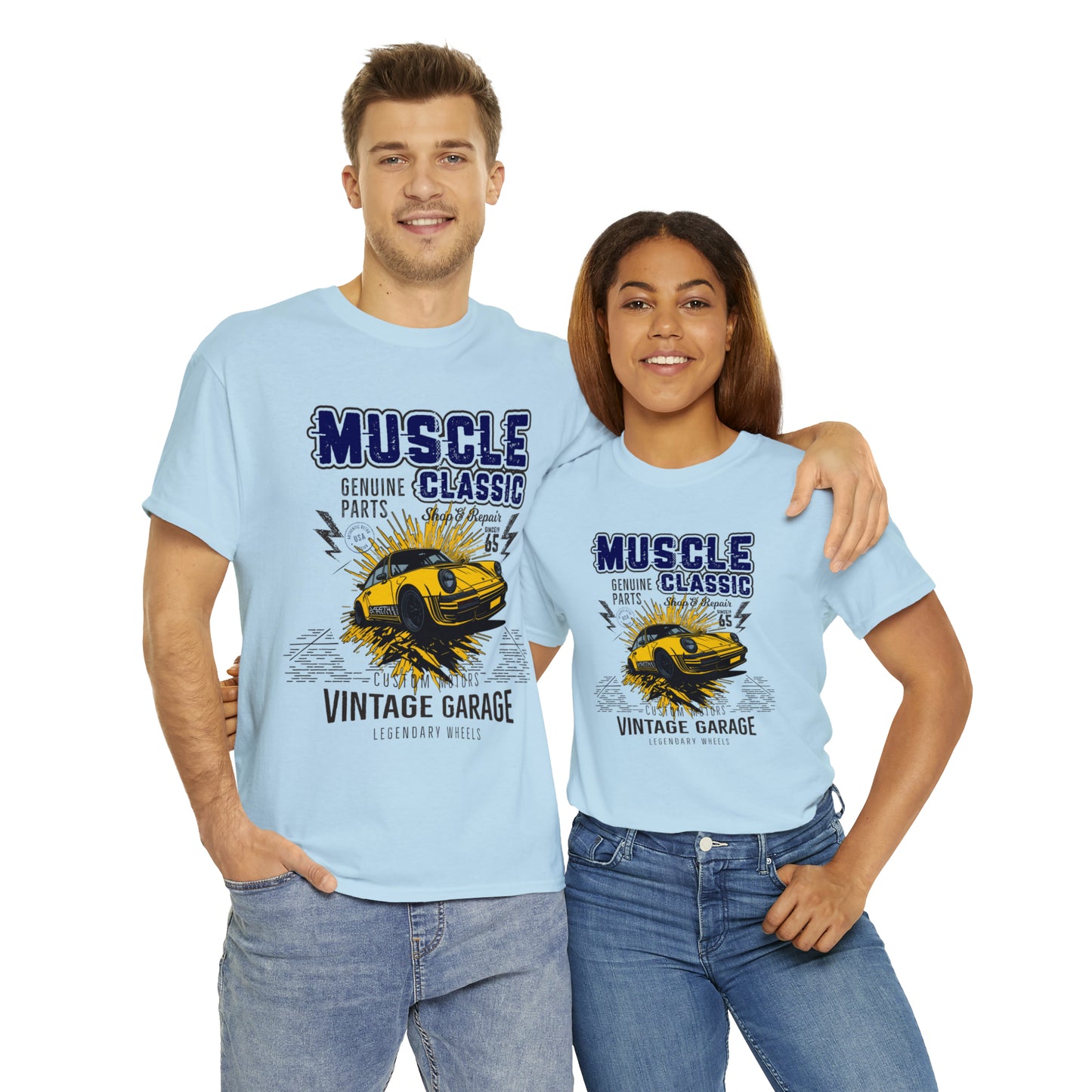 MUSCLE CLASSIC Unisex Heavy Cotton Tee