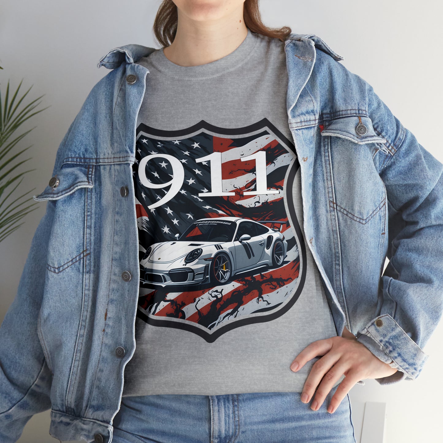 US FLAG Unisex Heavy Cotton Tee