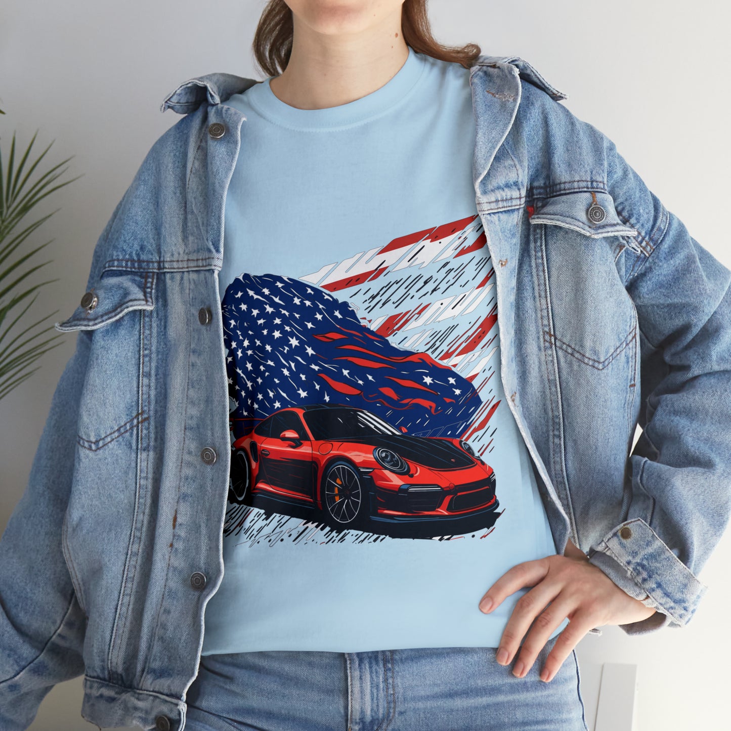 US FLAG Unisex Heavy Cotton Tee