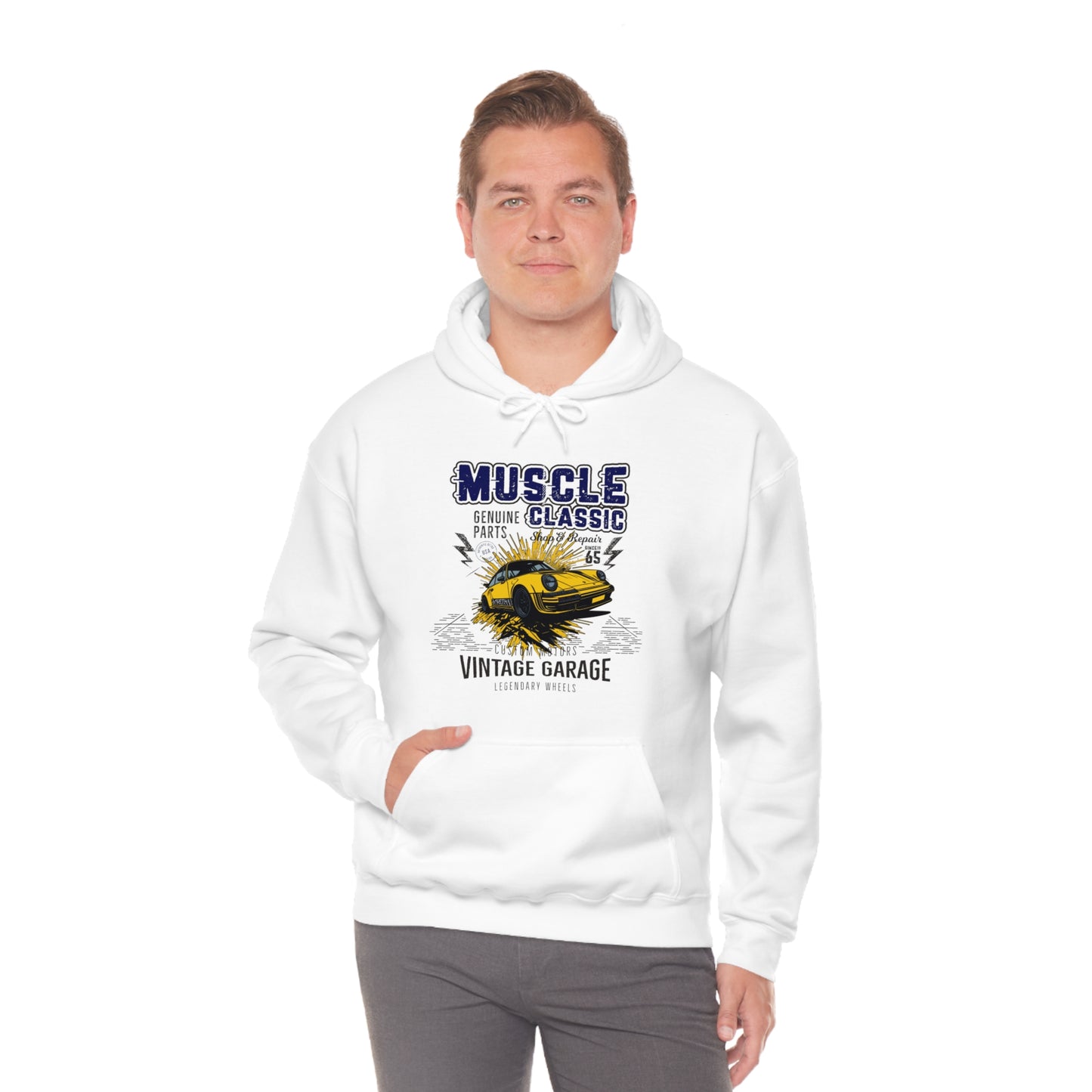 MUSCLE Unisex Heavy Blend™ Hooded Sweatshirt