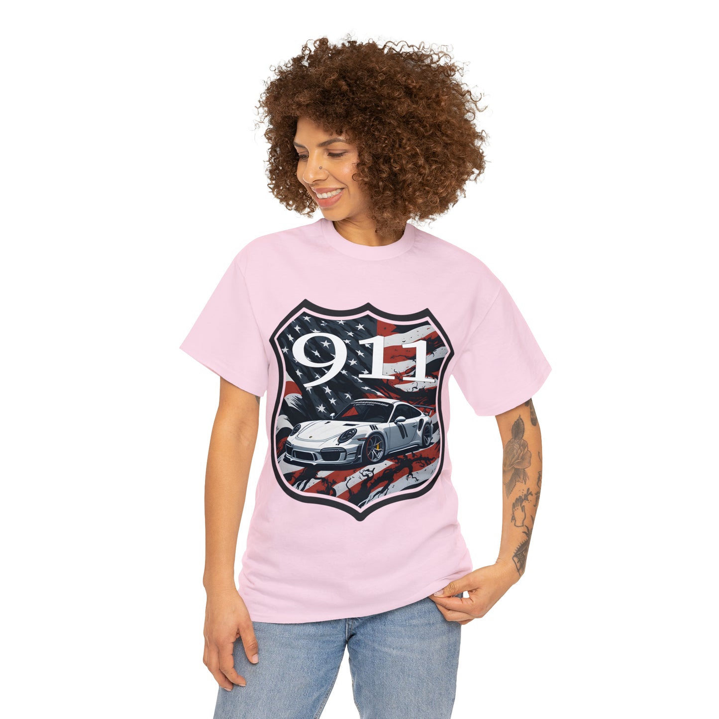 US FLAG Unisex Heavy Cotton Tee