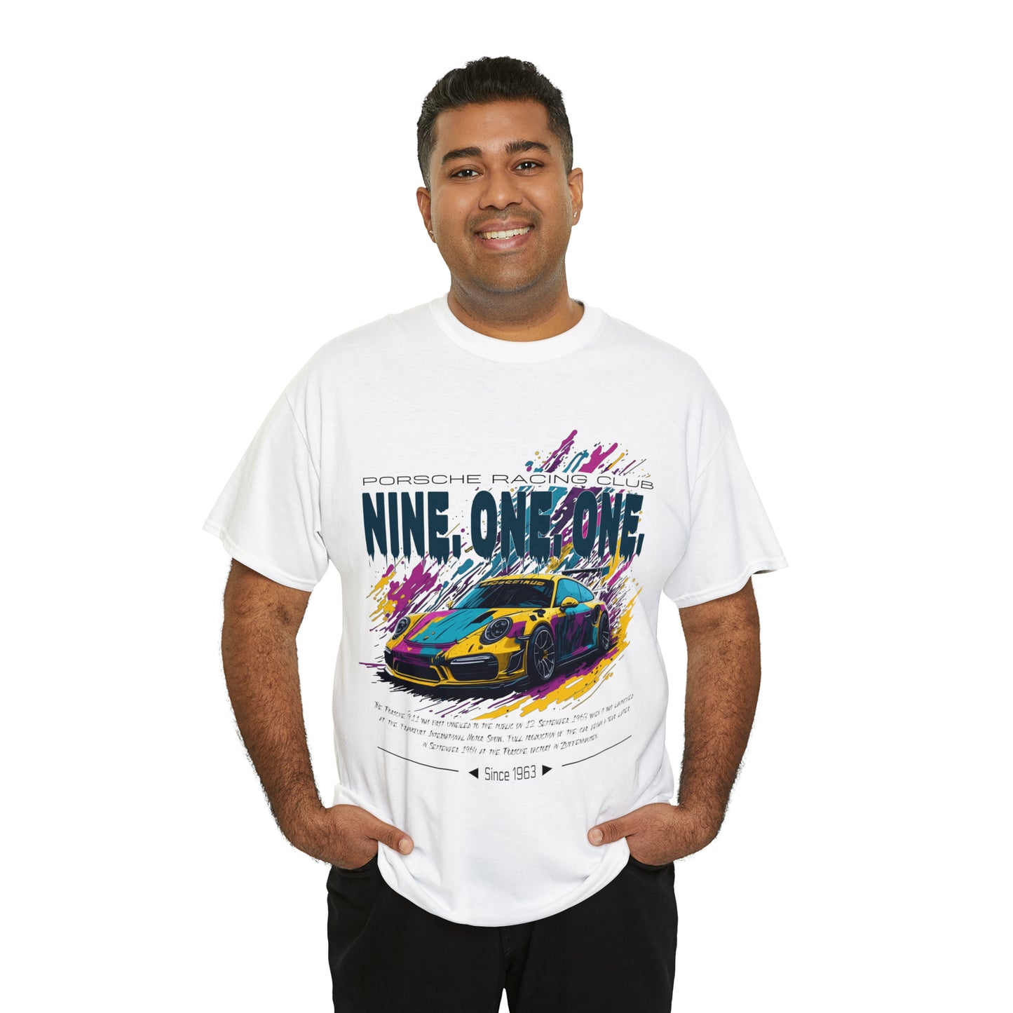 NINE ONE ONE Unisex Heavy Cotton Tee