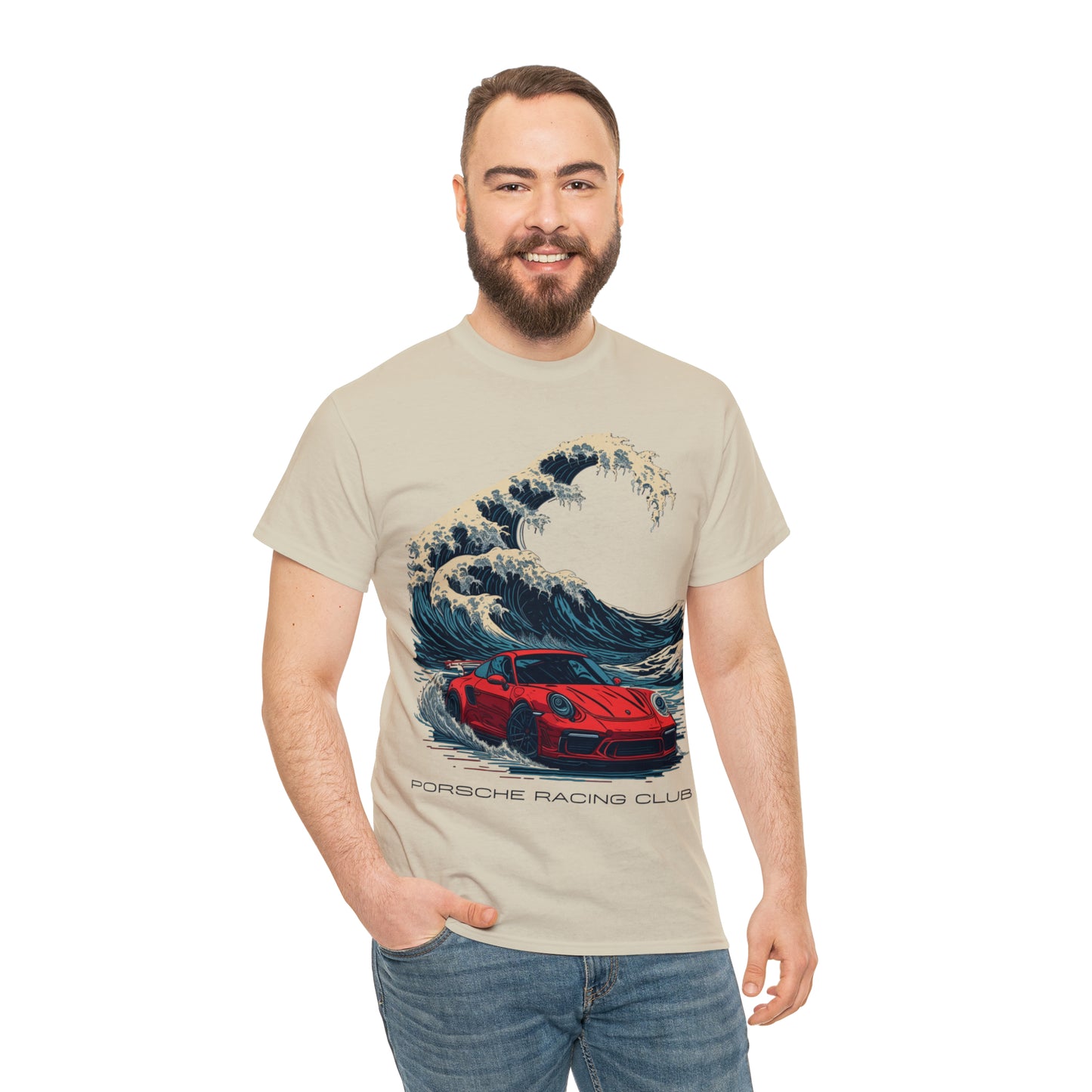 HOKUSAI WAVE Unisex Heavy Cotton Tee