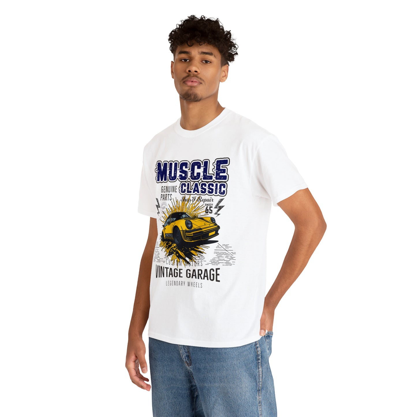 MUSCLE CLASSIC Unisex Heavy Cotton Tee