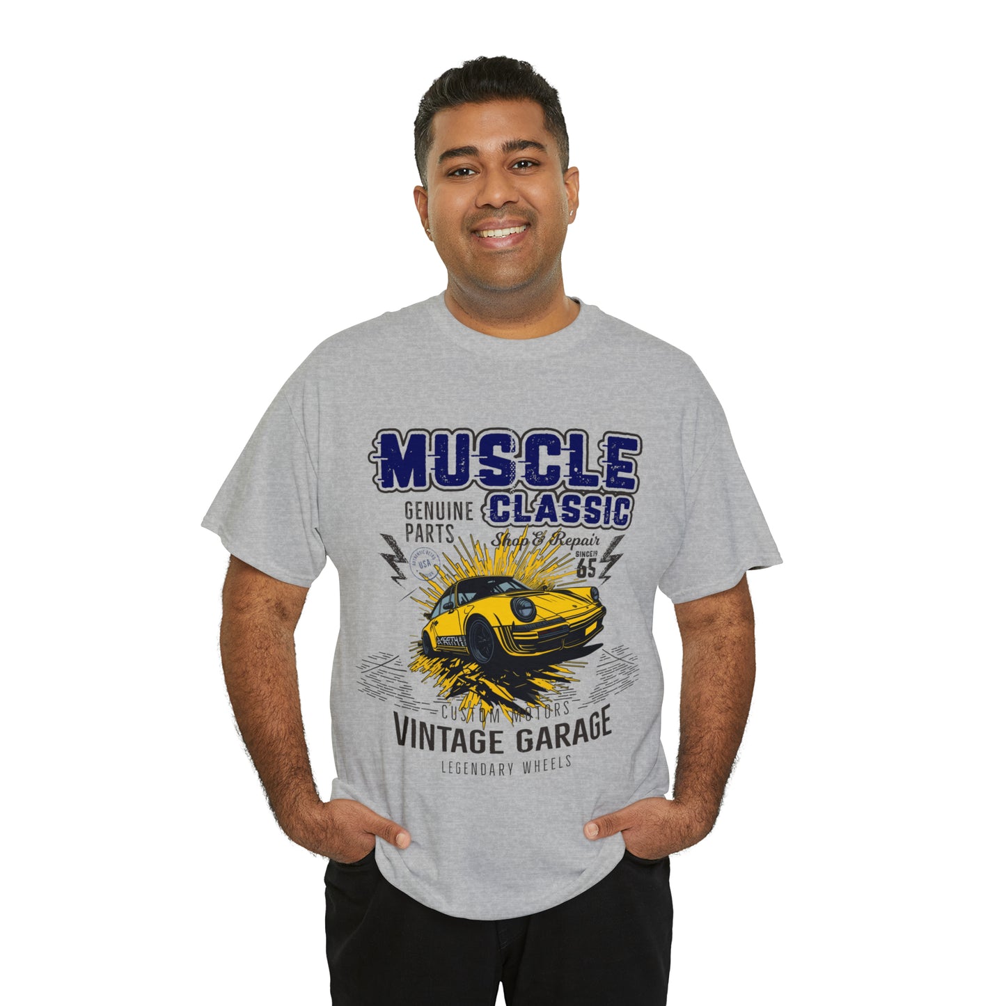 MUSCLE CLASSIC Unisex Heavy Cotton Tee