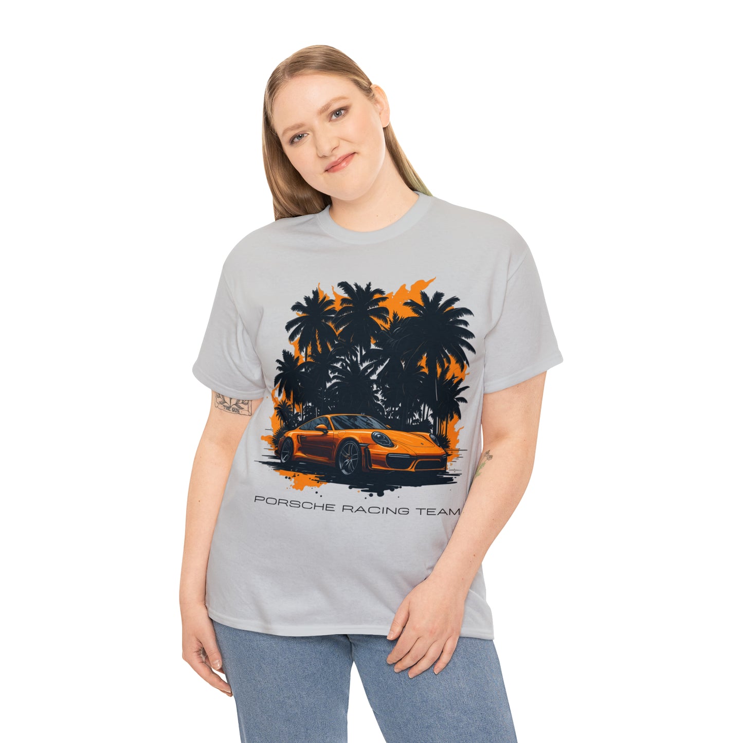 ORANGE PALMS Unisex Heavy Cotton Tee