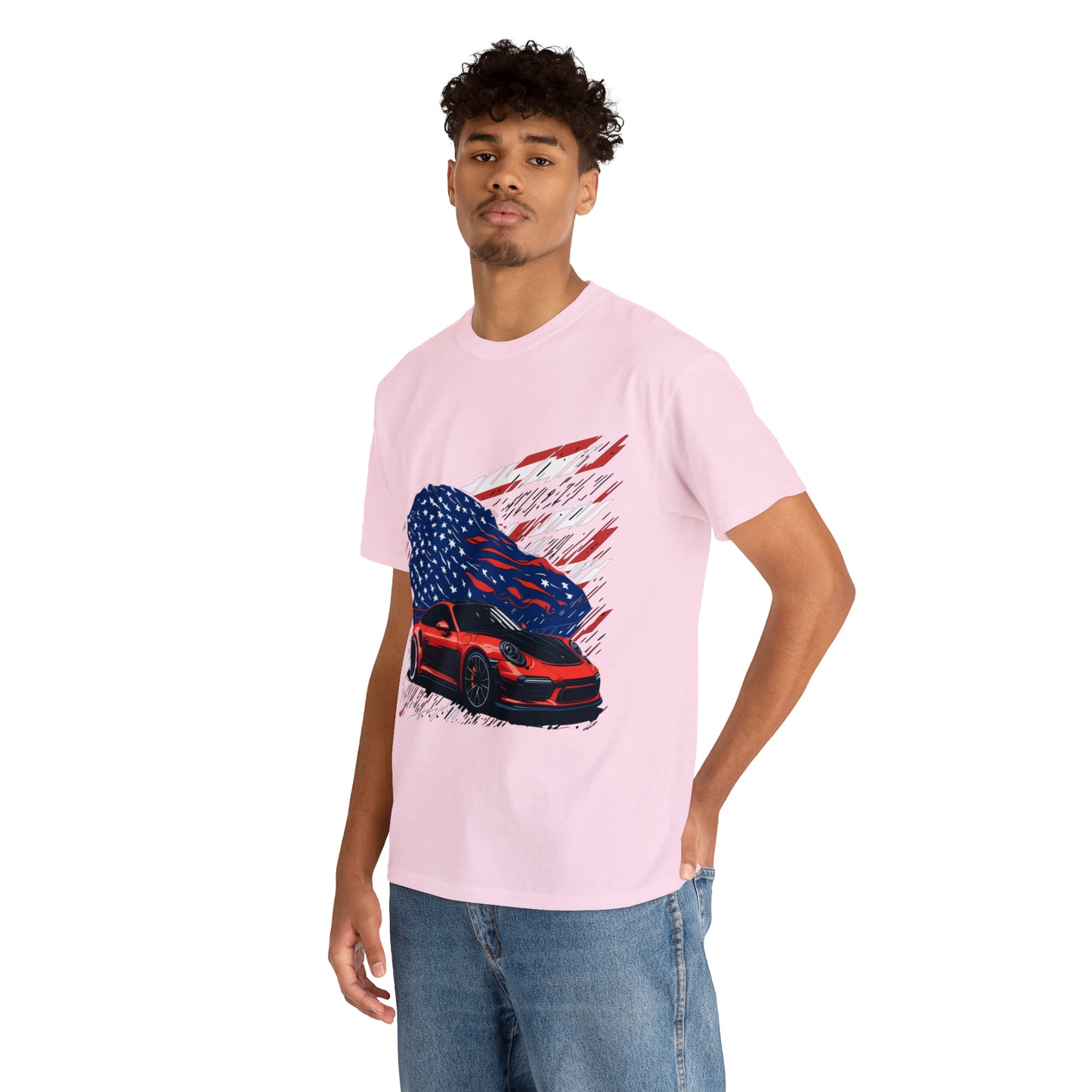 US FLAG Unisex Heavy Cotton Tee