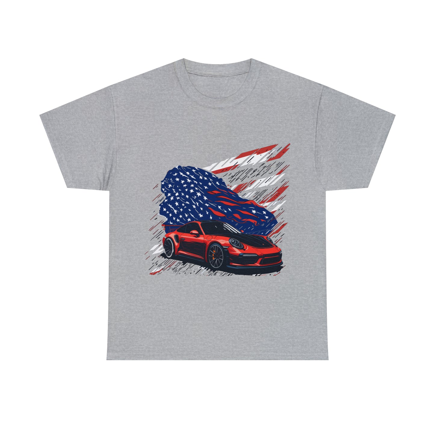 US FLAG Unisex Heavy Cotton Tee