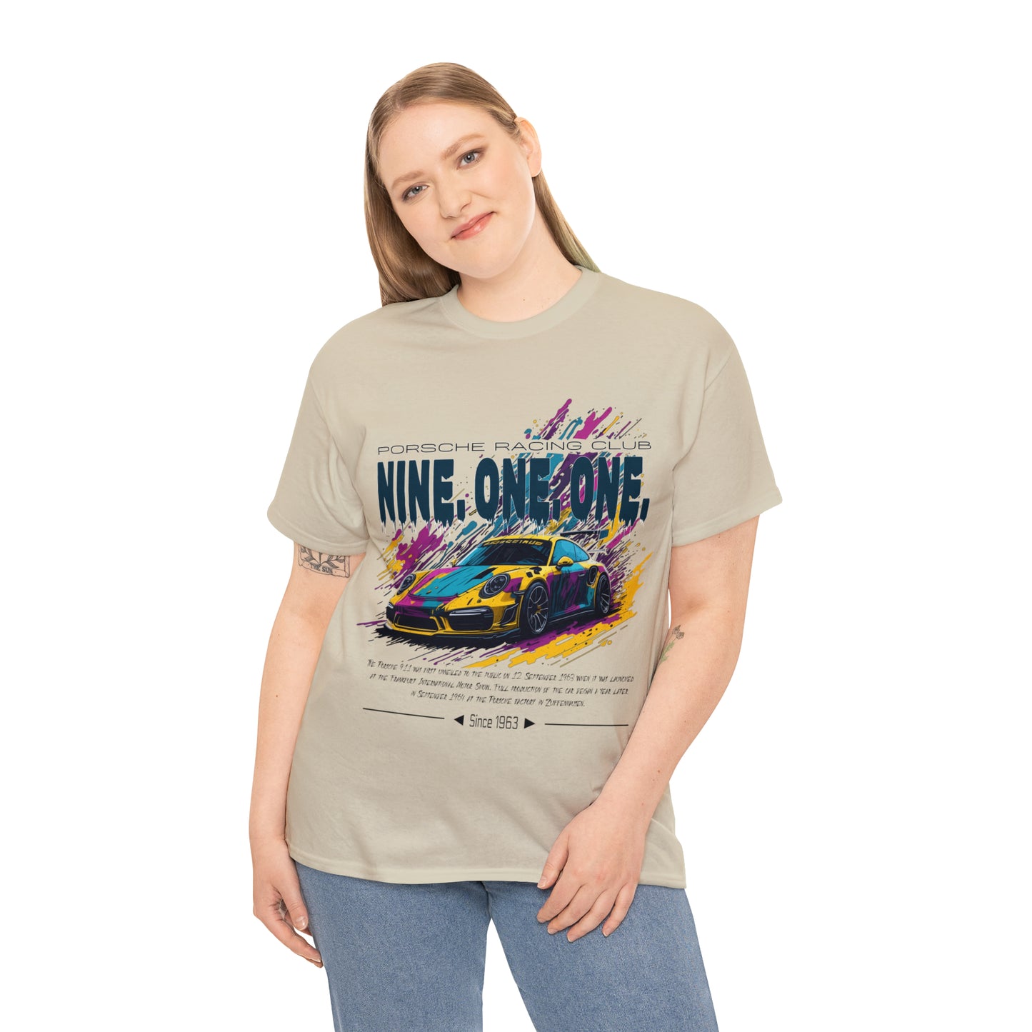 NINE ONE ONE Unisex Heavy Cotton Tee