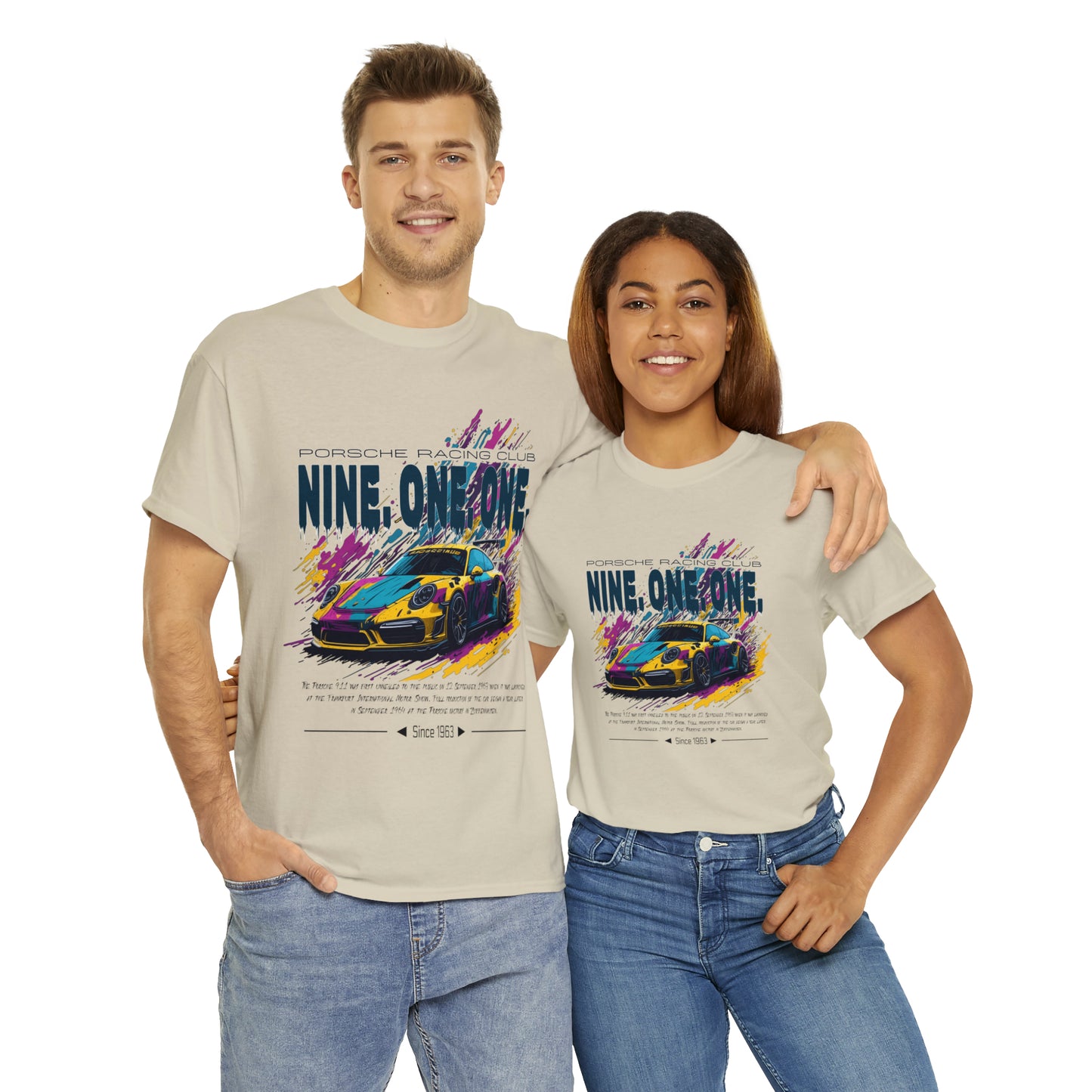 NINE ONE ONE Unisex Heavy Cotton Tee