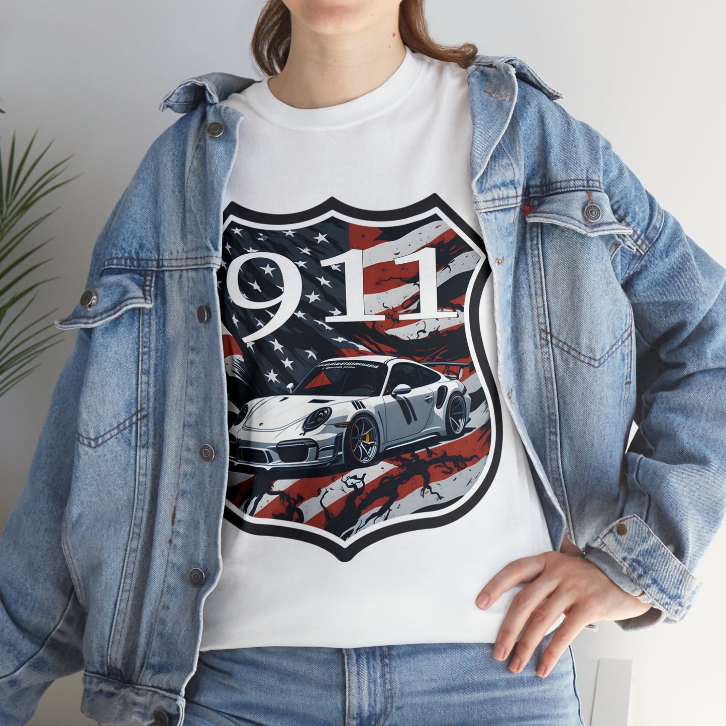 US FLAG Unisex Heavy Cotton Tee