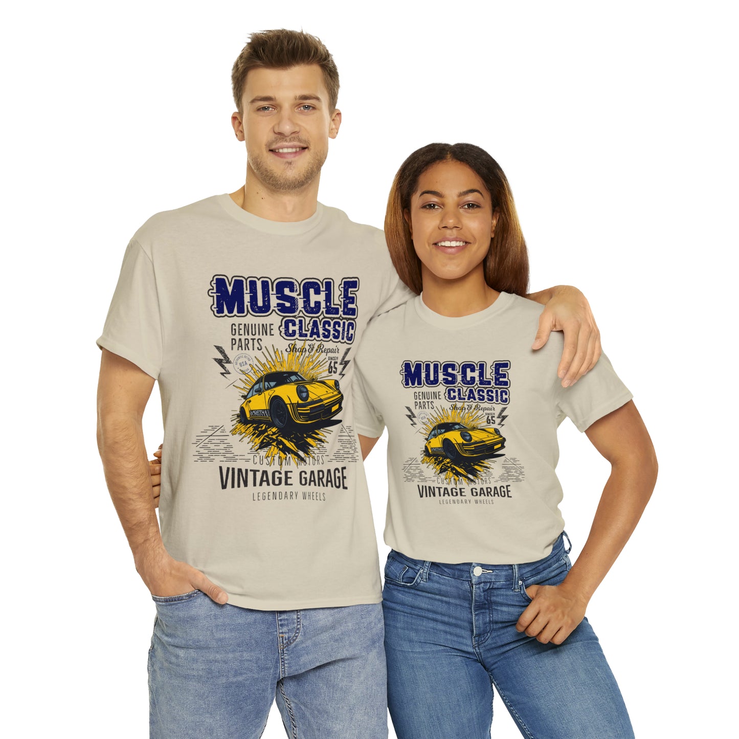 MUSCLE CLASSIC Unisex Heavy Cotton Tee