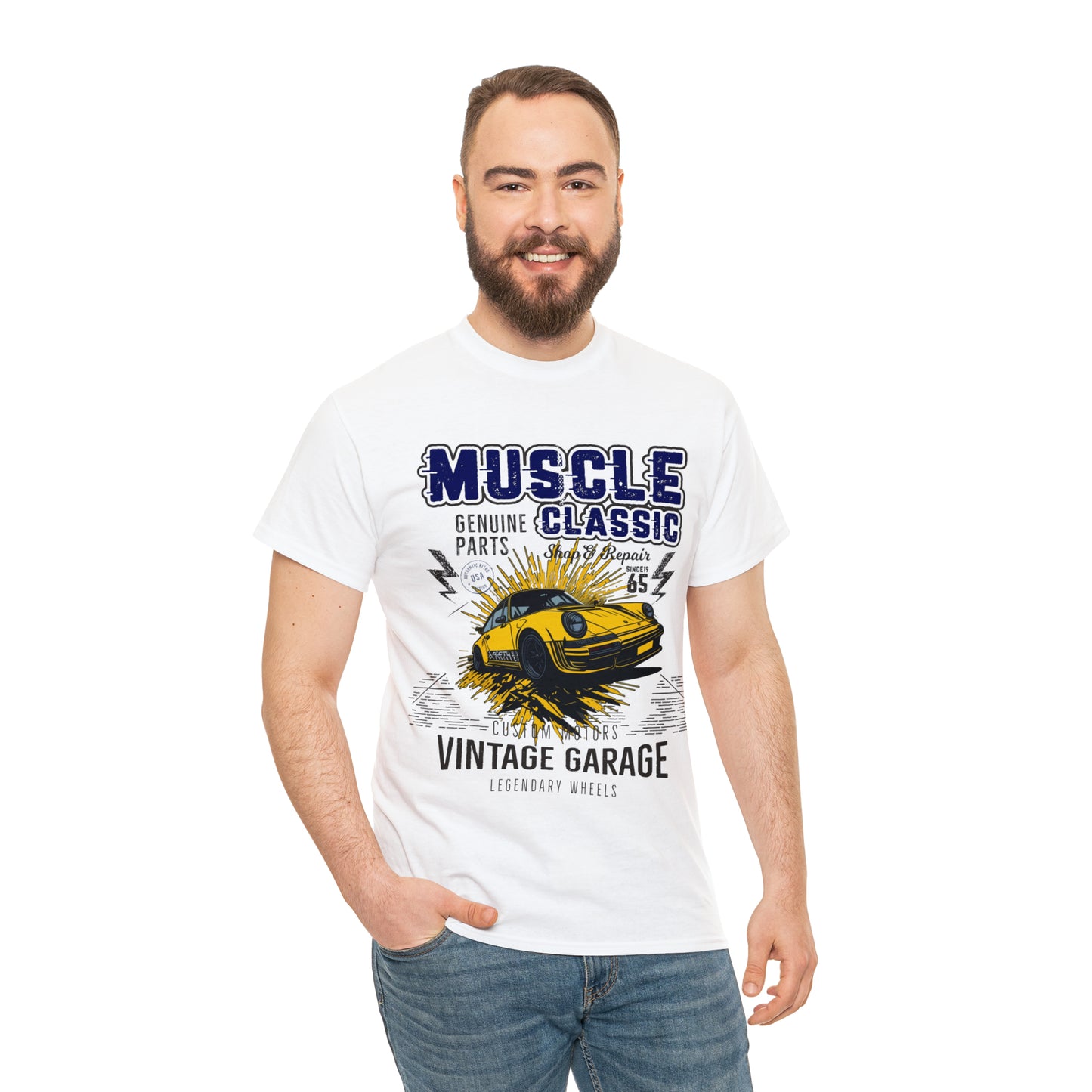 MUSCLE CLASSIC Unisex Heavy Cotton Tee