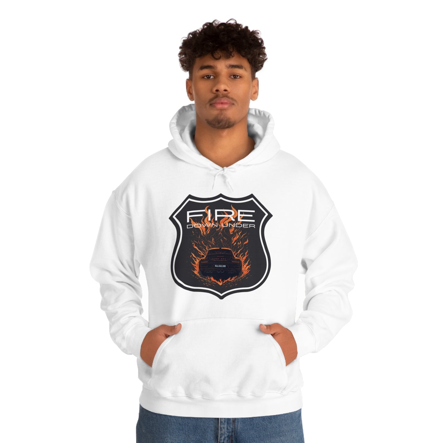 FIRE Unisex Heavy Blend™ Hooded Sweatshirt