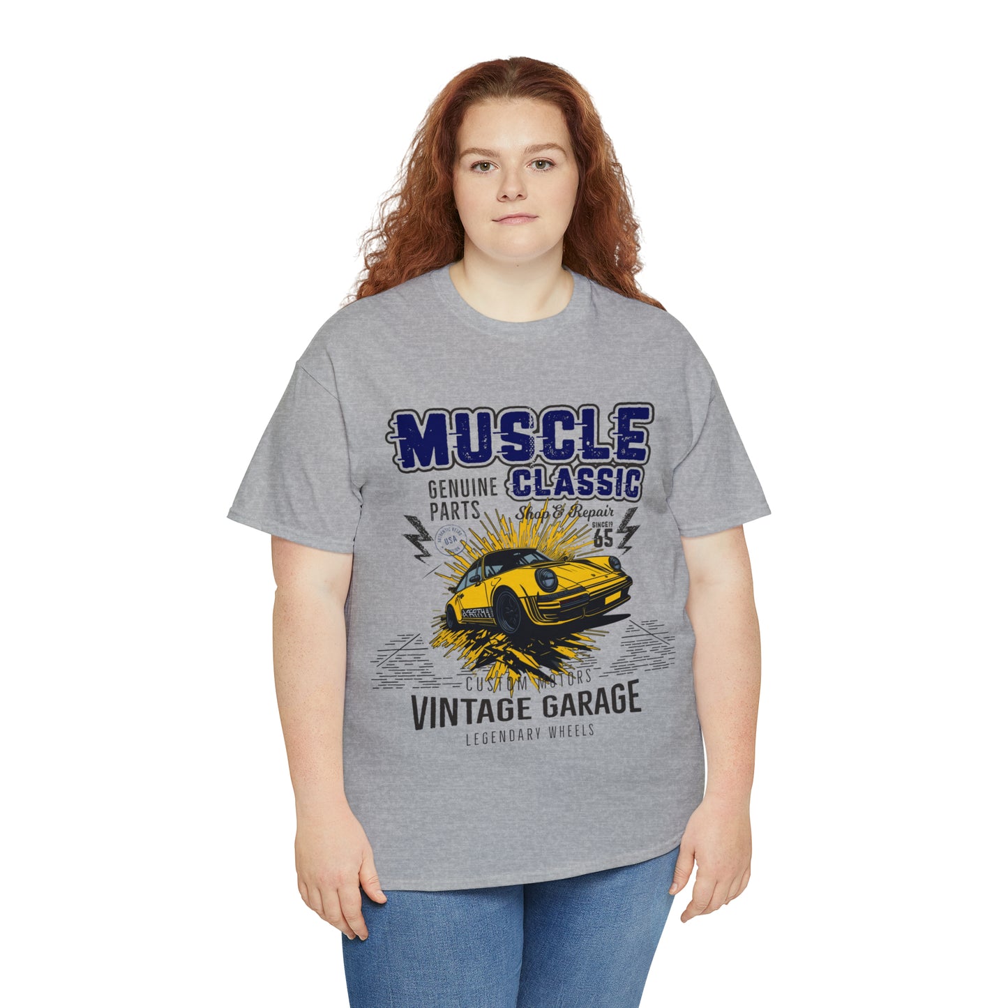 MUSCLE CLASSIC Unisex Heavy Cotton Tee