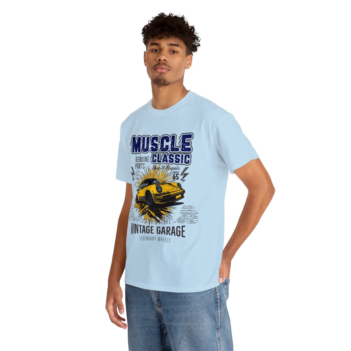 MUSCLE CLASSIC Unisex Heavy Cotton Tee